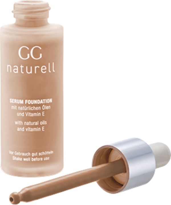 GG naturell Serum-Foundation - 40 Haselnuss