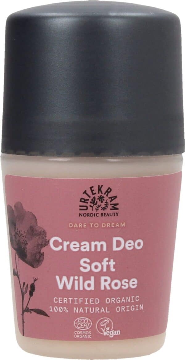 URTEKRAM Soft Wild Rose Deo Roll On - 50 ml