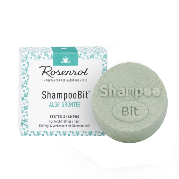 Rosenrot ShampooBit® Shampoo Alge-Grüntee - 60 g