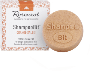 Rosenrot ShampooBit® Shampoo Orange-Salbei - 60 g