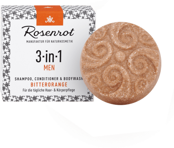 Rosenrot ShampooBit® 3in1 MEN Bitterorange - 60 g