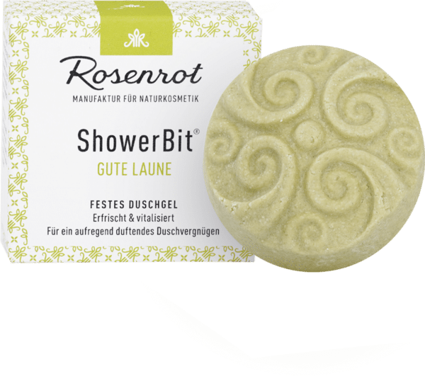 Rosenrot ShowerBit® Duschgel Gute Laune - 60 g