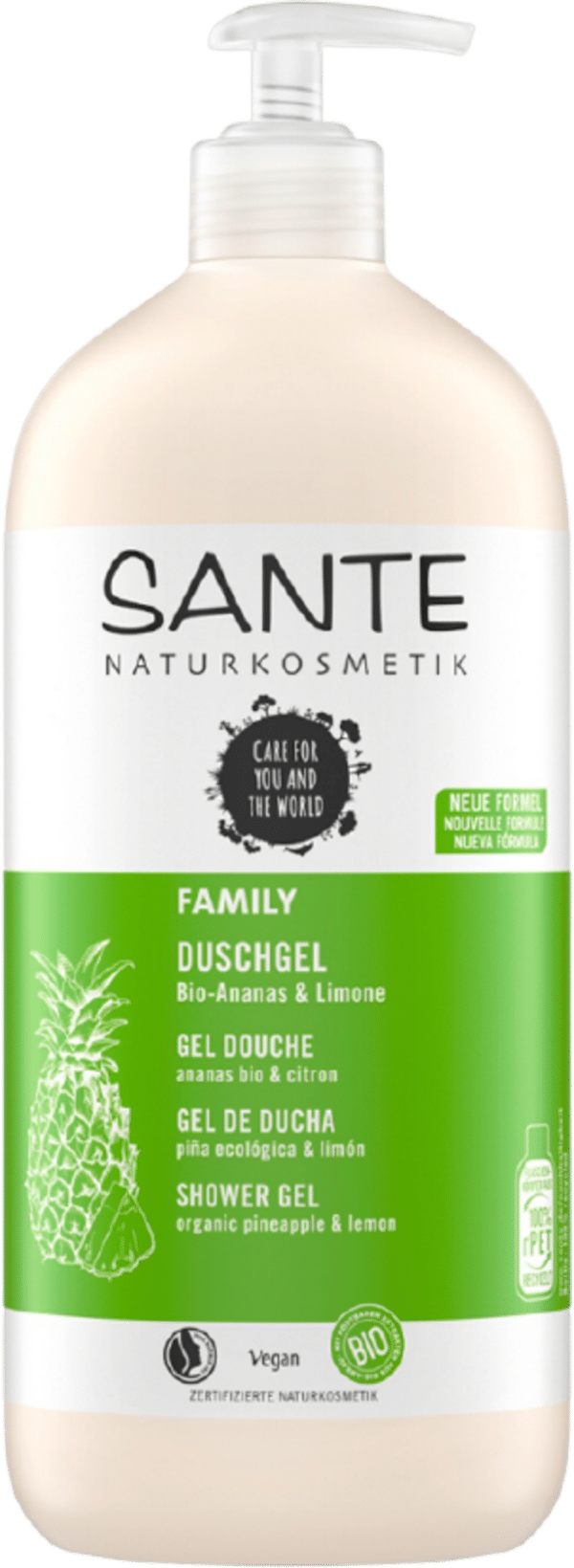 SANTE Family Duschgel Bio-Ananas & Limone - 950 ml