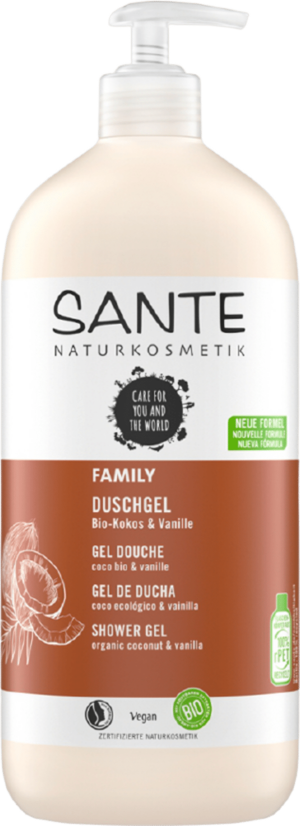 SANTE Family Duschgel Bio-Kokos & Vanille - 950 ml