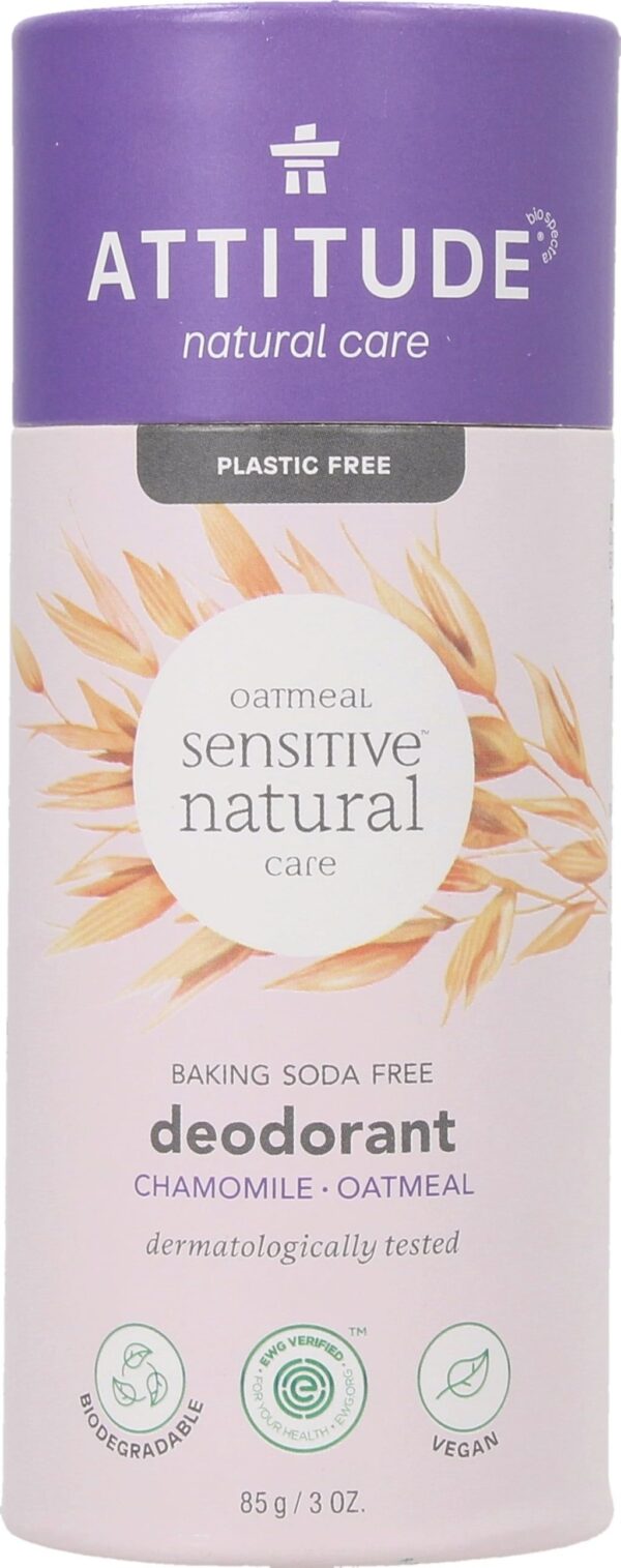 ATTITUDE Oatmeal Sensitive Natural Care Deodorant Chamomile - 85 g