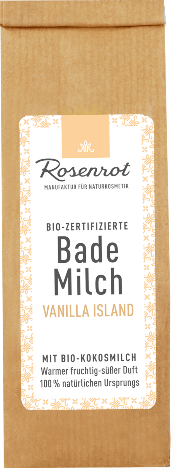 Rosenrot Bademilch Vanilla Island - 150 g