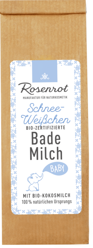 Rosenrot Bademilch Schneeweißchen - 150 g