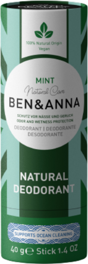 BEN & ANNA Natural Deo Papertube - Mint