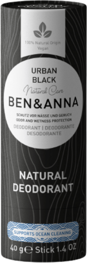 BEN & ANNA Natural Deo Papertube - Urban Black