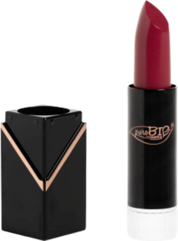 puroBIO cosmetics Lipstick semi-matte REFILL - 102 Dunkles Pink