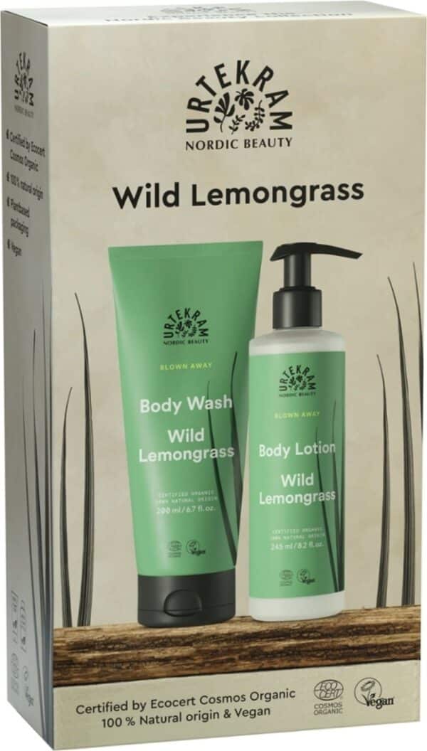 URTEKRAM Wild Lemongrass Body Care Gift Box - 1 Set