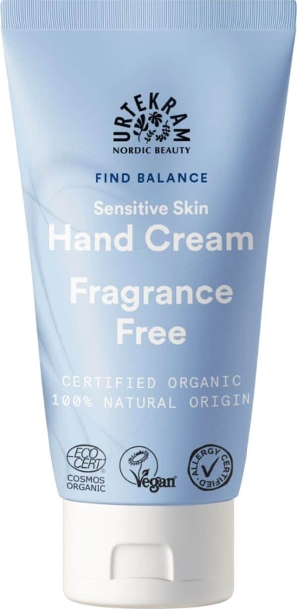 URTEKRAM Fragrance Free Hand Cream - 75 ml