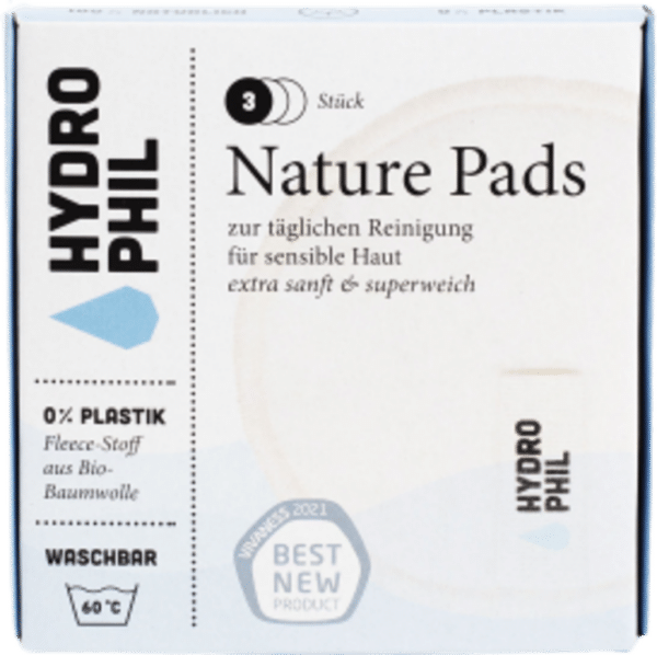 Hydrophil Wiederverwendbare Nature Pads - 3 Stk