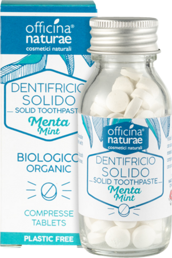 Officina Naturae Solid Toothpaste Tablets - Minze