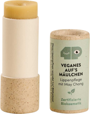 4 PEOPLE WHO CARE Lippenpflege Veganes "Auf’s Mäulchen" - Graspapierhülse