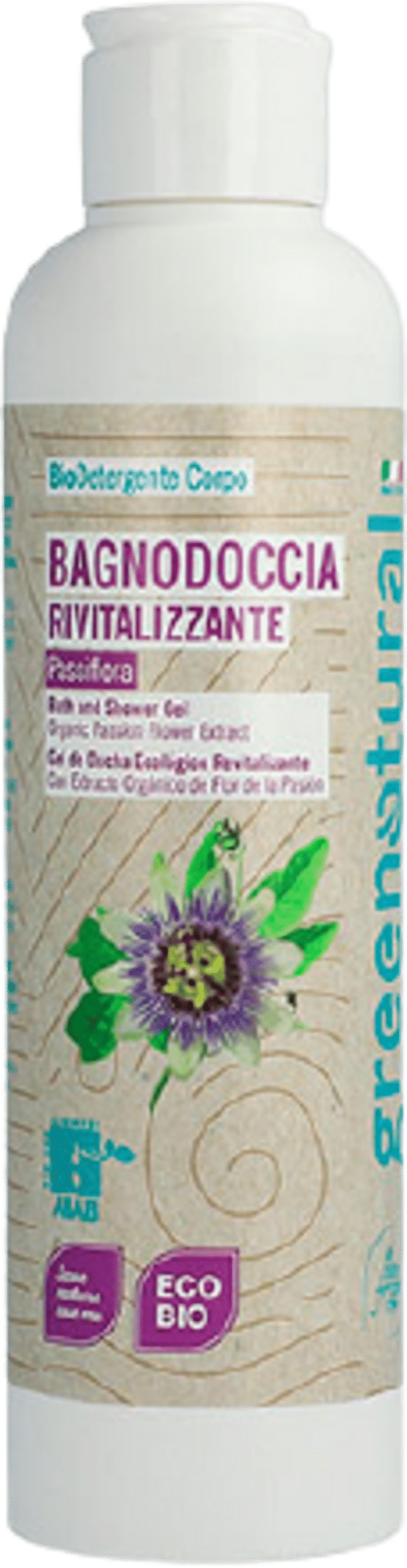 greenatural Revitalisierendes Duschgel Passionsblume - 250 ml