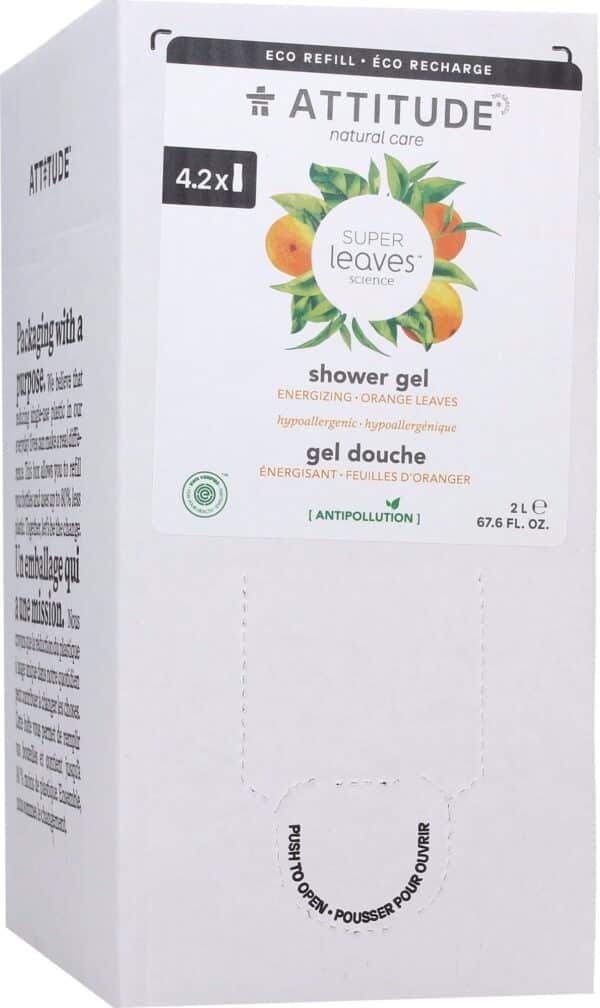 ATTITUDE Super Leaves Shower Gel Orange Leaves - 2 l