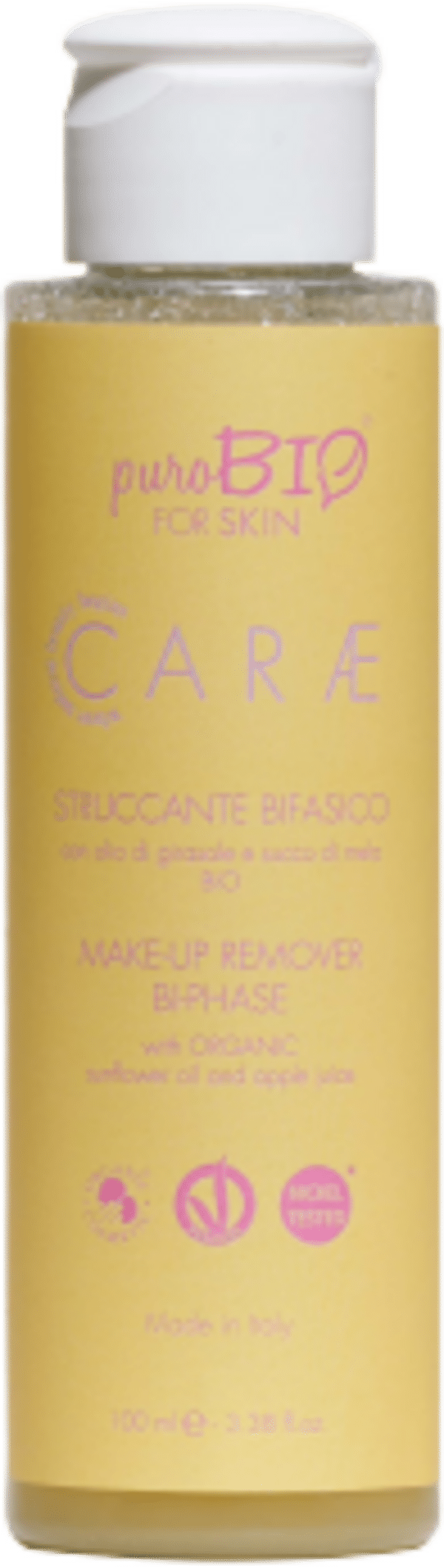 puroBIO cosmetics CARÆ Make-up Remover Bi-Phase - 100 ml