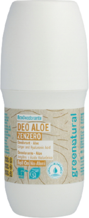 greenatural Deo Roll-On Aloe & Hyaluronsäure - Ingwer