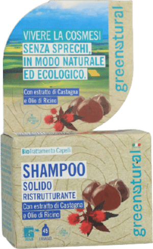 greenatural Restrukturierendes Festes Shampoo - 55 g