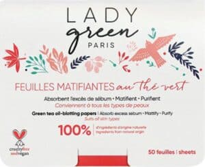 Lady Green Blotting Paper - 50 Stk