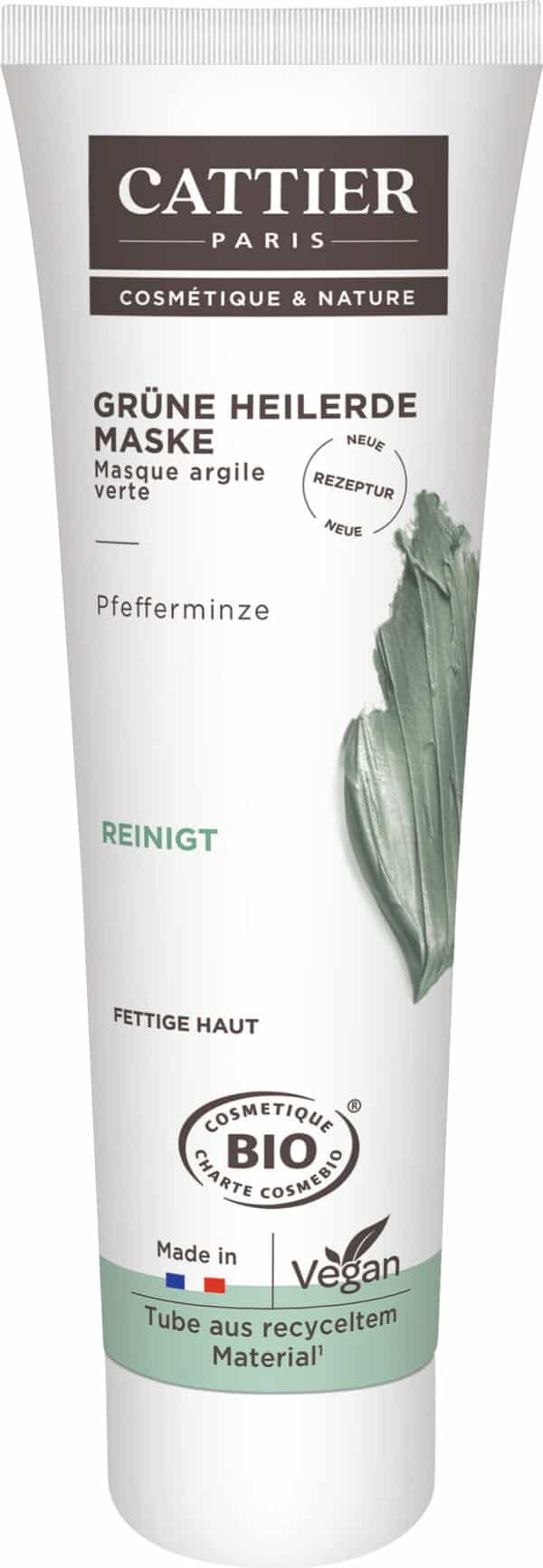 CATTIER Paris Grüne Heilerde-Maske für fettige & Mischhaut - 100 ml