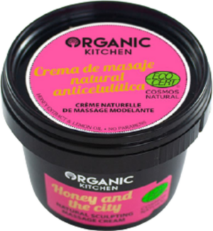 Organic Kitchen Natural Sculpting Massage Cream "Honey and the City" - 100 ml