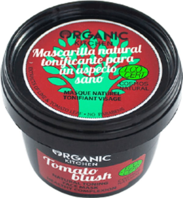 Organic Kitchen Natural Toning Face Mask "Tomato Blush" - 100 ml