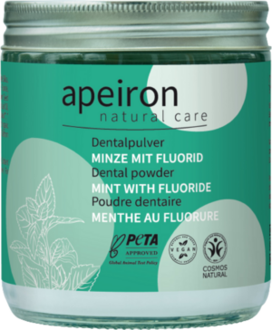 Apeiron Auromère Dentalpulver Minze + Fluorid - 200 g Refill