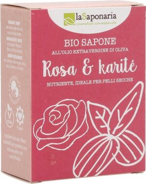 La Saponaria Seife Rose & Sheabutter - 100 g