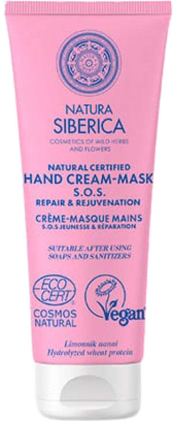 Natura Siberica SOS Hand Cream Mask Repair & Rejuvenation - 75 ml