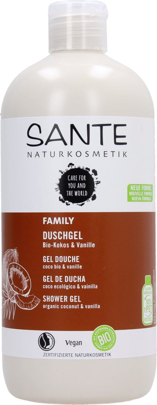 SANTE Family Duschgel Bio-Kokos & Vanille - 500 ml