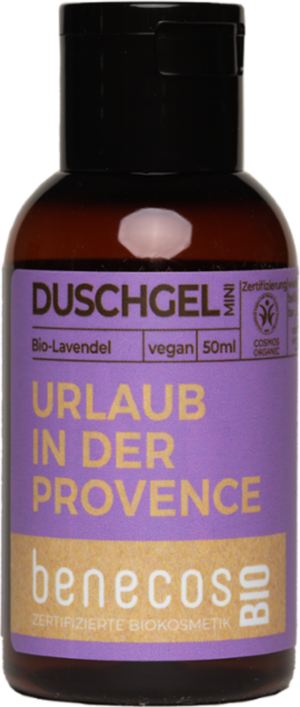 benecosBIO Duschgel "Urlaub in der Provence" - 50 ml