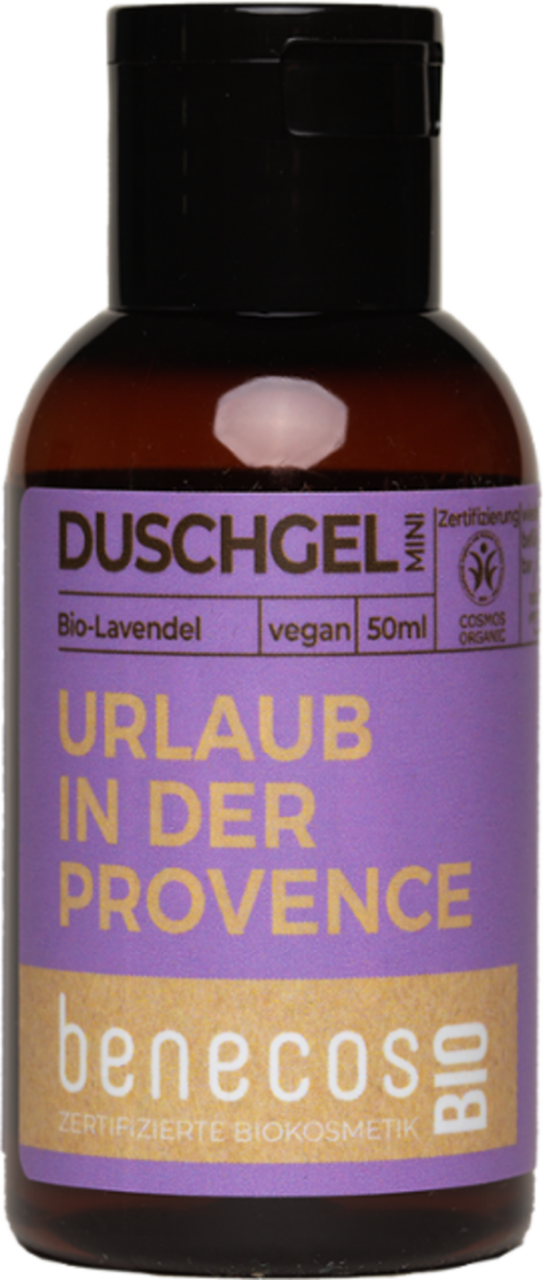 benecosBIO Duschgel "Urlaub in der Provence" - 50 ml