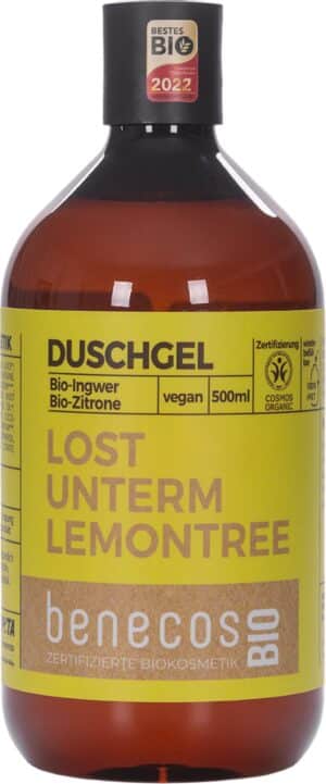 benecosBIO Duschgel "Lost unterm Lemontree" - 500 ml