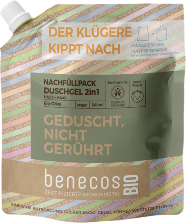 benecosBIO 2in1 Duschgel "Geduscht