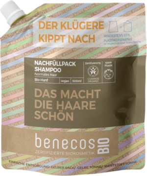 benecosBIO Shampoo "Das macht die Haare schön" - Nachfüller 500 ml