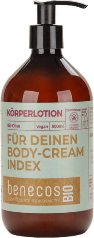 benecosBIO Körperlotion "Für deinen Body Cream Index" - 500 ml