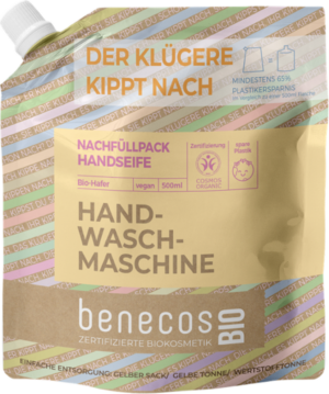 benecosBIO Handseife "Handwaschmaschine" - Nachfüller 500 ml