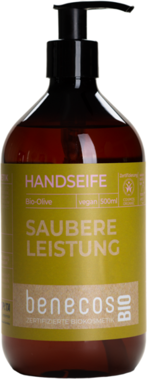 benecosBIO Handseife "Saubere Leistung" - 500 ml