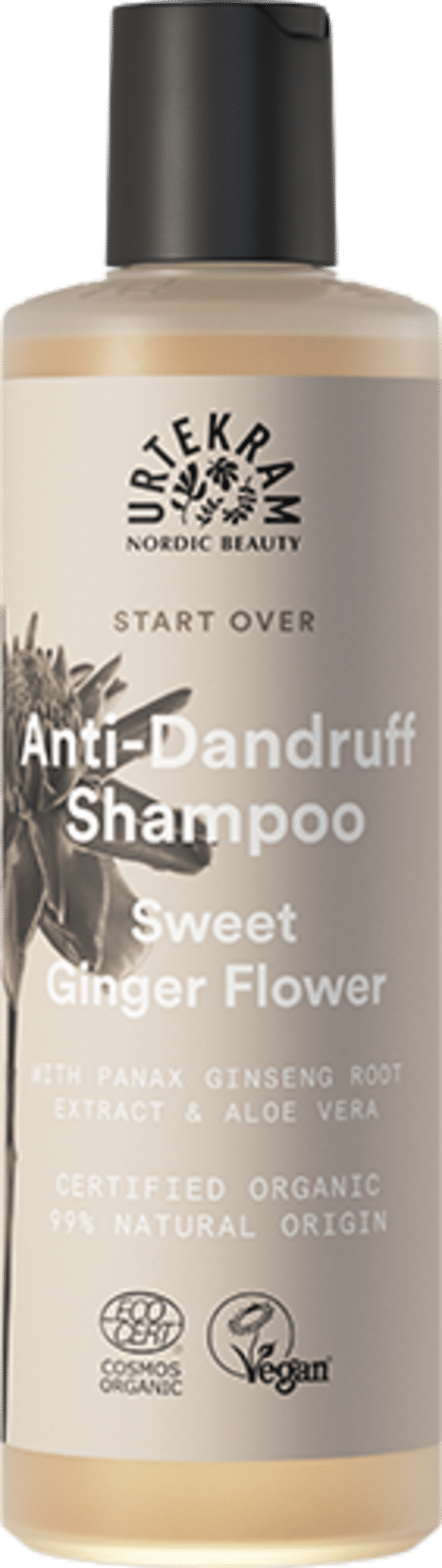 URTEKRAM Sweet Ginger Flower Anti-Dandruff Shampoo - 250 ml