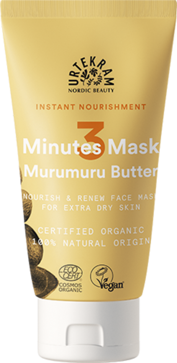 URTEKRAM 3 Minutes Mask Murumuru Butter - 75 ml