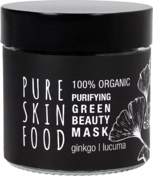 PURE SKIN FOOD Organic Purifying Green Beauty Mask Ginkgo - Lucuma - 60 ml