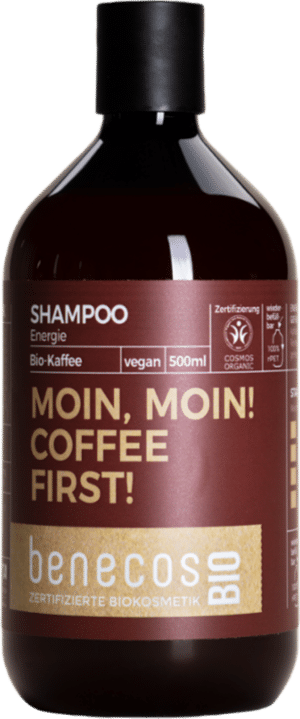 benecosBIO Energie Shampoo "Moin Moin! Coffee First!" - 500 ml