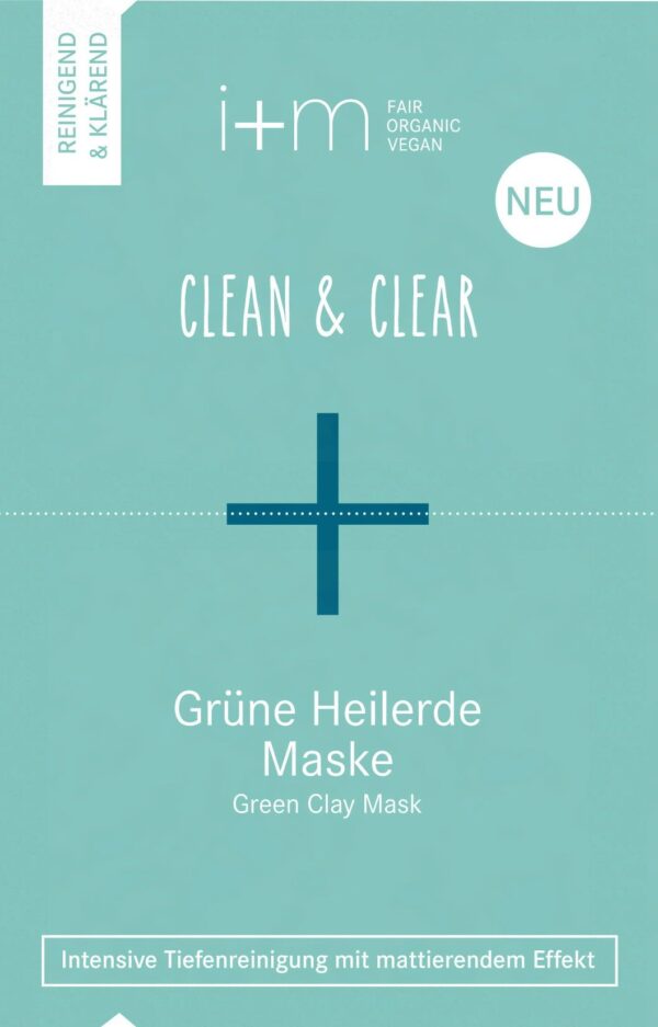 i+m Clean & Clear Grüne Heilerde Maske - 14 ml