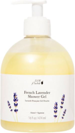 100% Pure Shower Gel Big - French Lavender