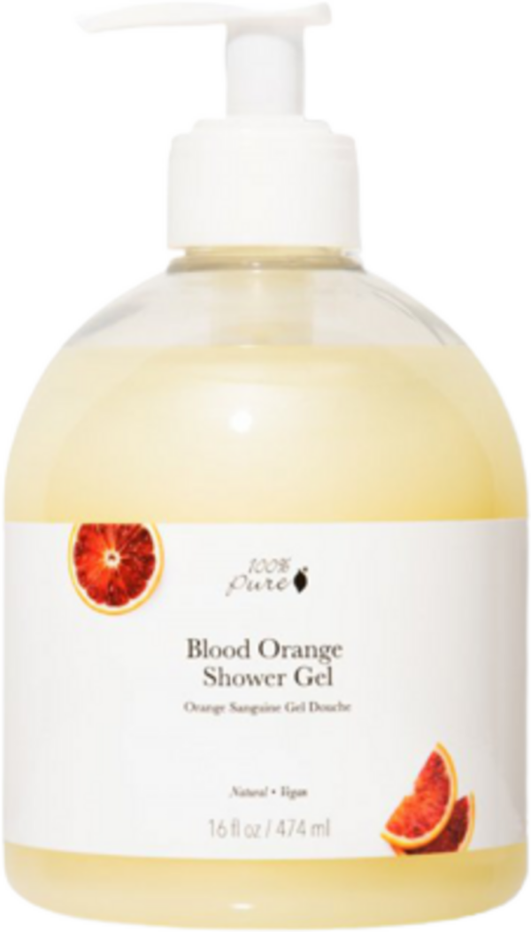 100% Pure Shower Gel Big - Blood Orange