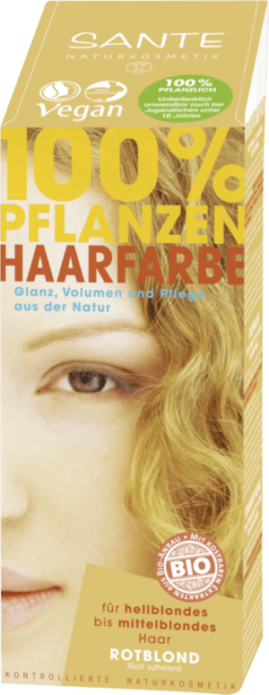 SANTE Pflanzen-Haarfarbe Rotblond - 100 g