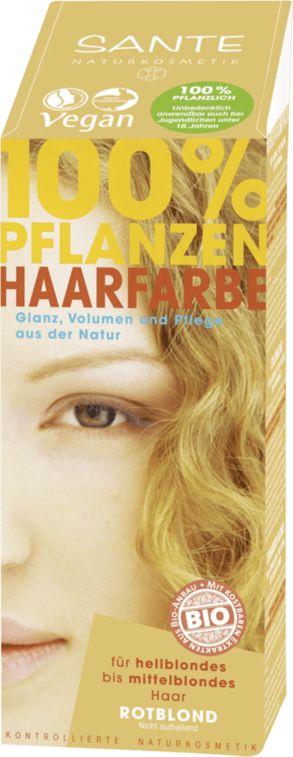 SANTE Pflanzen-Haarfarbe Rotblond - 100 g