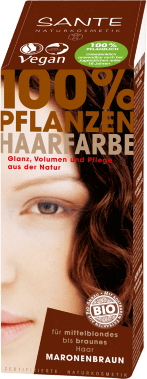 SANTE Pflanzen-Haarfarbe Maronenbraun - 100 g